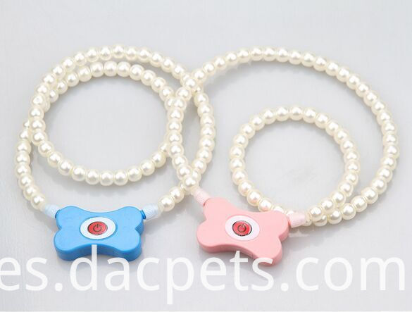 Collar ajustable de perlas de seguridad nocturna Adjustable Night Safety Pearl Necklace